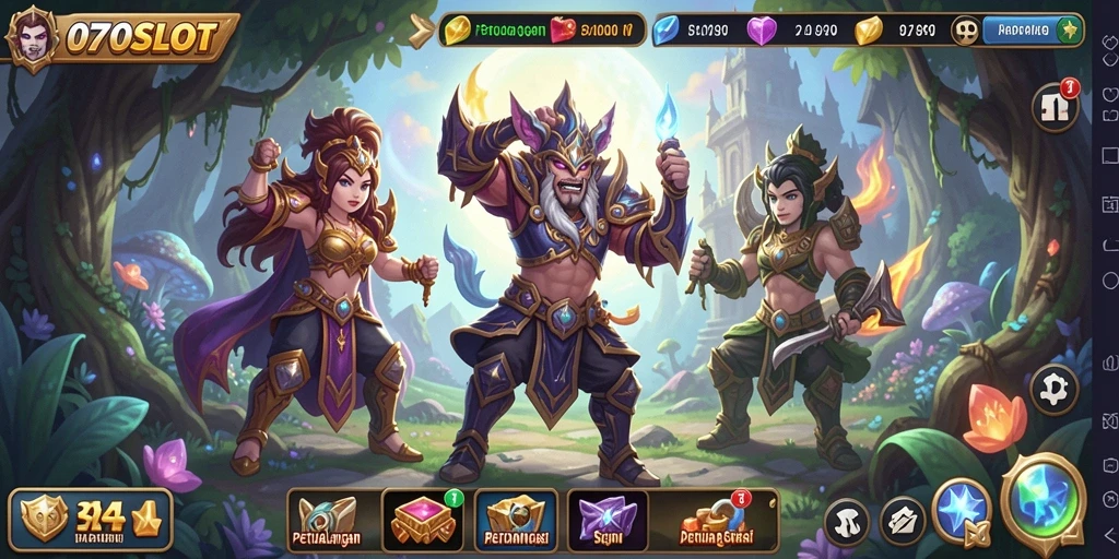 Tampilan gameplay seru dalam 070SLOT dengan grafis menawan.