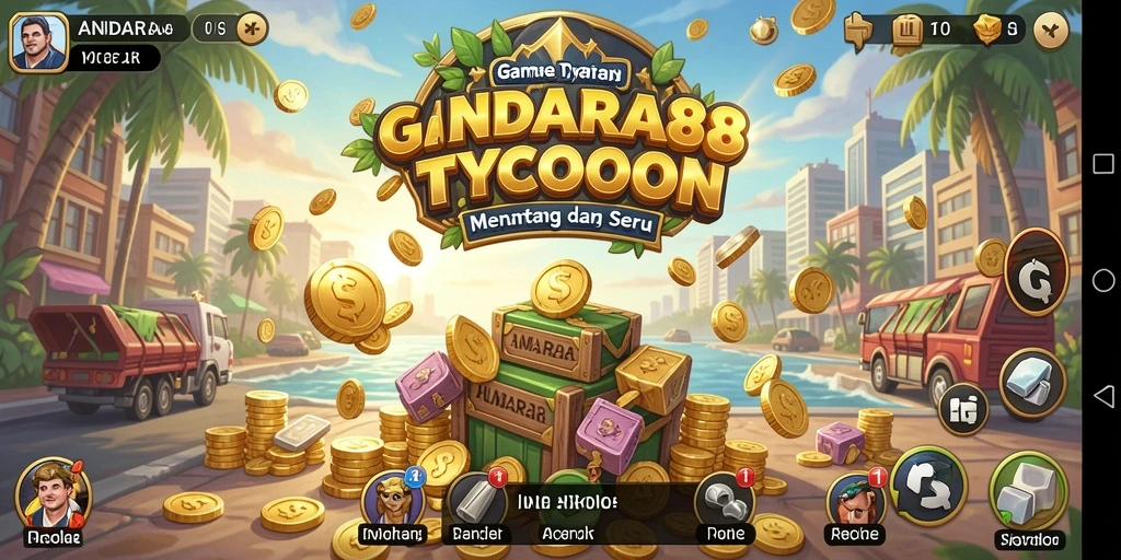 Tampilan gameplay Tycoon yang seru dan interaktif di ANDARA88.