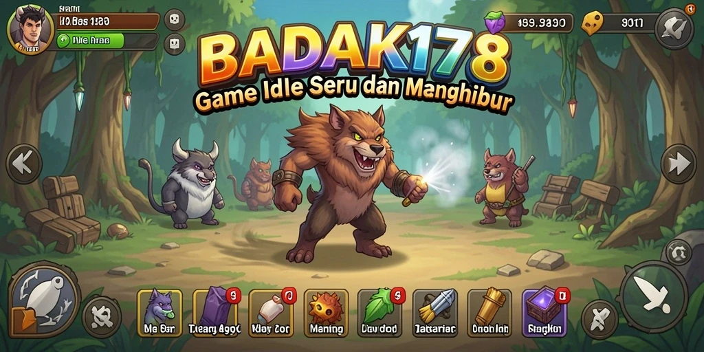 Screenshot gameplay BADAK178 yang menunjukkan karakter aktif.