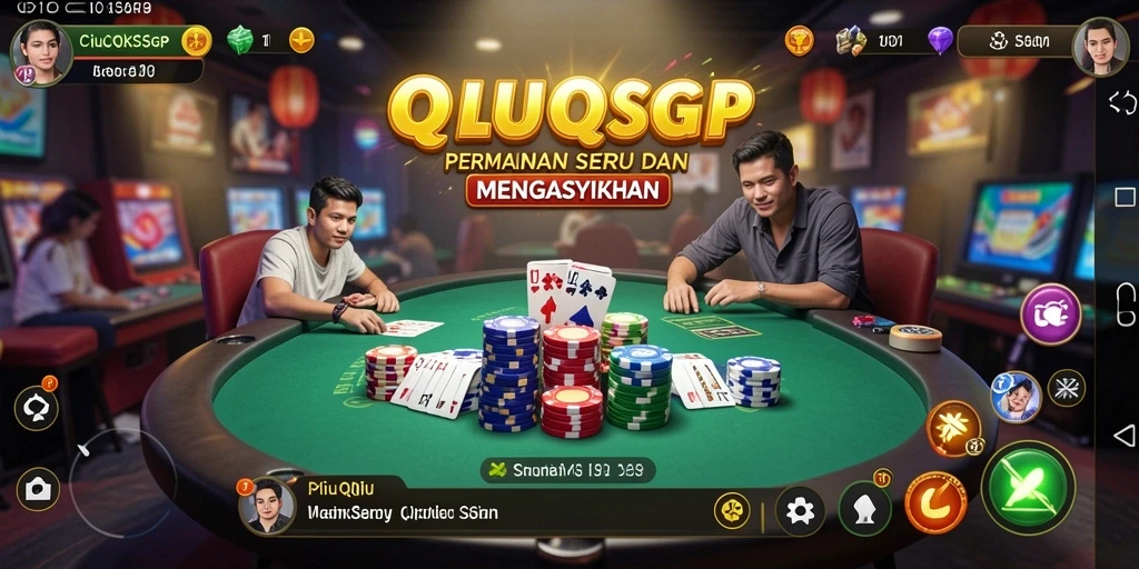 Screenshot COLOKSGP menampilkan momen seru saat bermain QiuQiu.