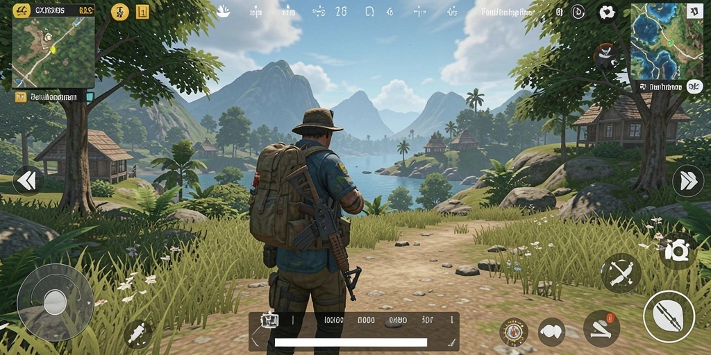 Gameplay seru di dunia terbuka GX88 dengan petualangan tak terbatas.