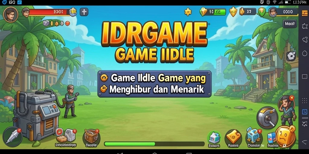 Screenshot gameplay menunjukkan momen seru dalam IDRGAME.