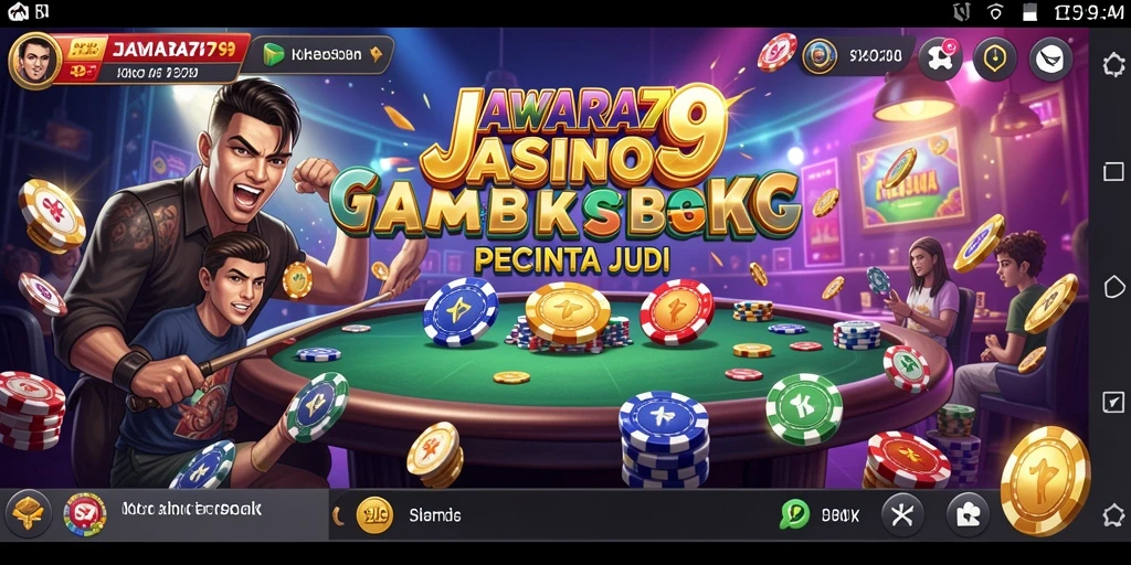 Tampilan menarik dalam permainan Kasino JAWARA79 dengan fitur interaktif yang mendebarkan.