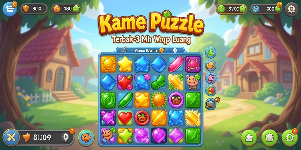 Tampilan gameplay KAKRP yang penuh warna dan seru.