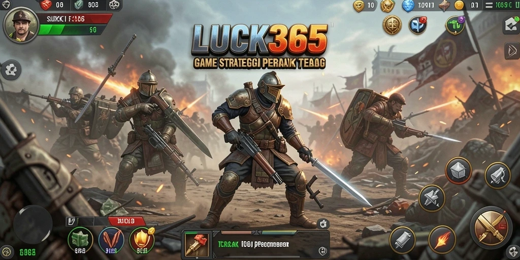 Tampilan gameplay seru dan strategis dari LUCK365.