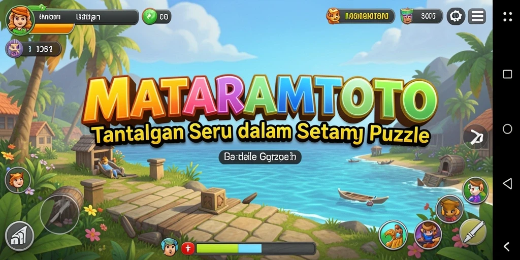 Screenshot gameplay MATARAMTOTO dengan tantangan puzzle yang menarik.