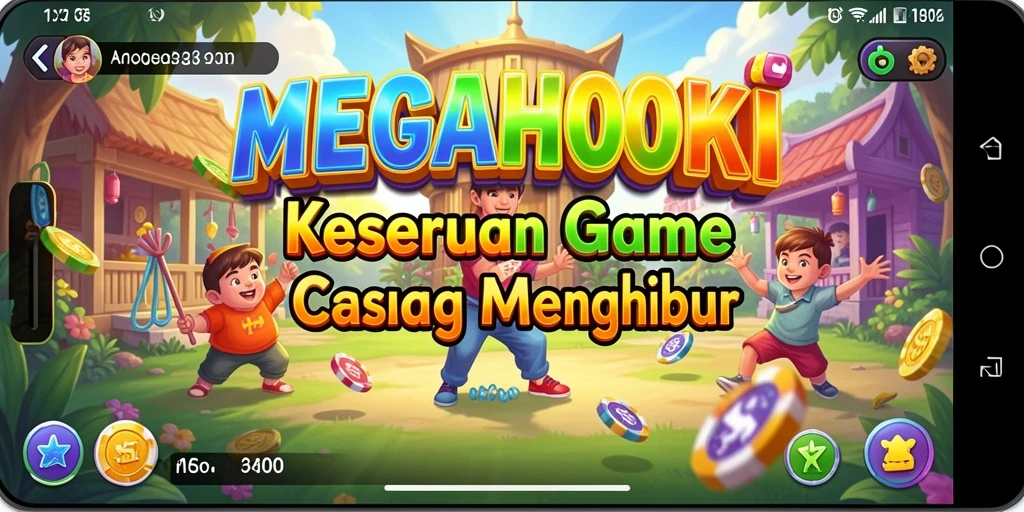Screenshot MEGAHOKI menunjukkan gameplay seru yang menarik.