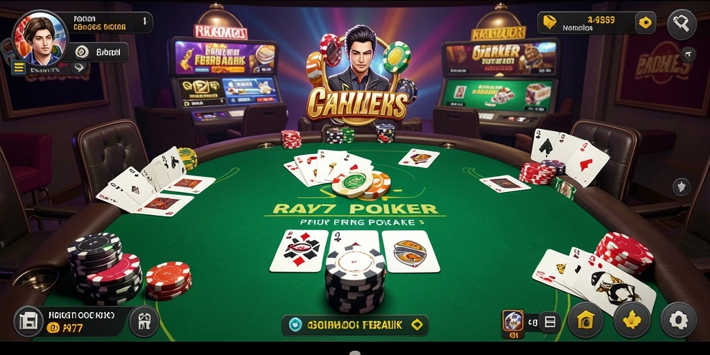 Gameplay seru di RK77 dengan pengalaman Poker mendebarkan.