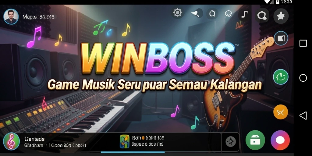Tampilan gameplay WINBOSS yang menarik dan penuh warna.