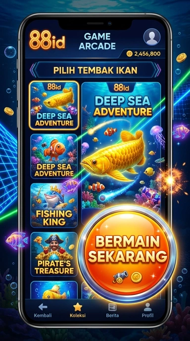 Menu navigasi di 88id memudahkan pencarian aplikasi.